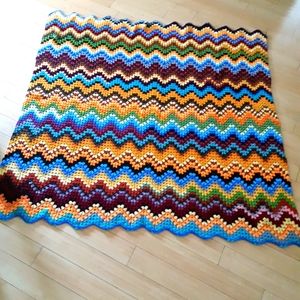 Vintage Granny Style Blanket